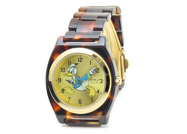 Disney】べっ甲柄 ドナルド ウォッチ Donald 腕時計 | □apparel,WATCH 