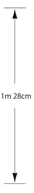 128  61 cm