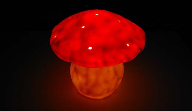 HEICO【ハイコ】 ビッグ マッシュルーム ランプ RED Mushroom 