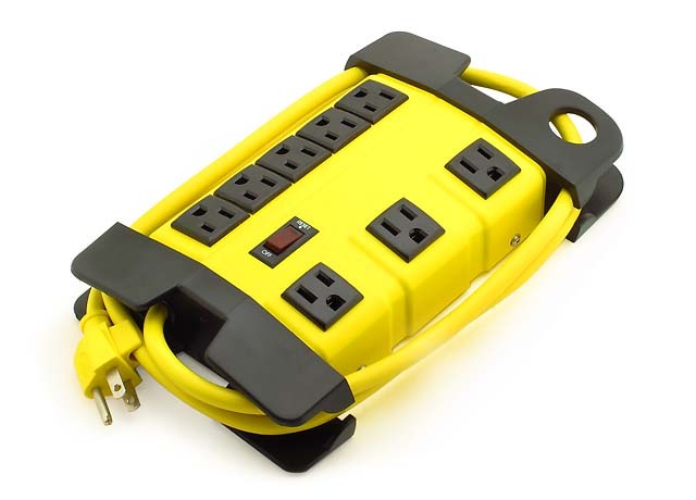 8 Outlet Metal Power Strip