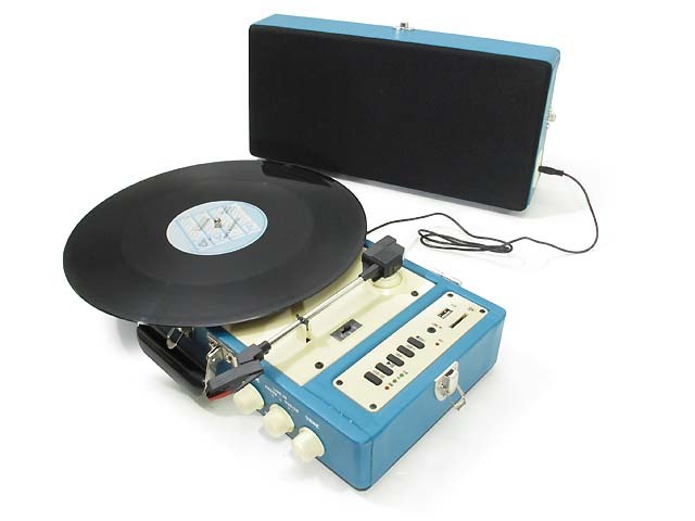 STEREO SYSTEM SOUND PORTABLE TURNTABLE
