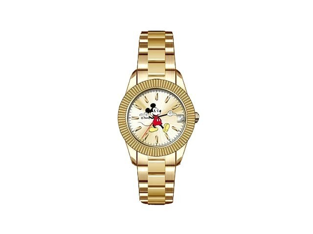 Disney】ミッキーウォッチ Mickey Watch メンズ腕時計 ゴールド ...