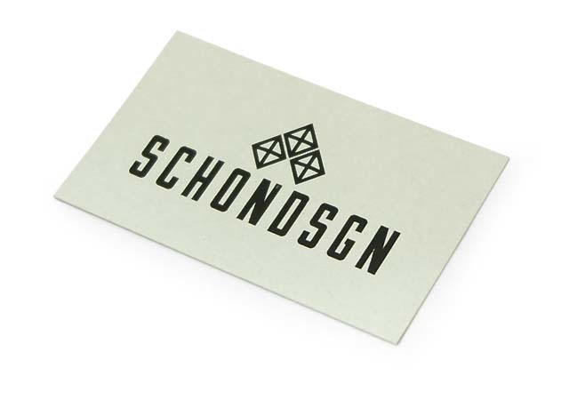 SCHONDSGN　カード